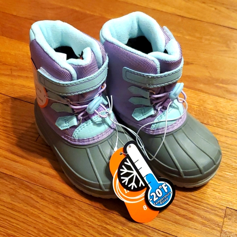 Thinsulate duck boots toddler girl size 8 and 9 - new